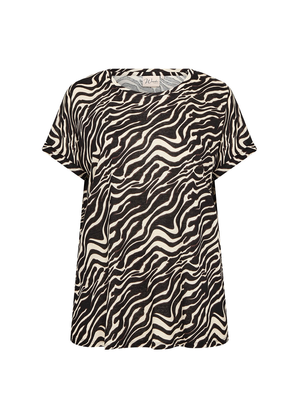 Wasabi Maggi 1 animal print t-shirt - black combi