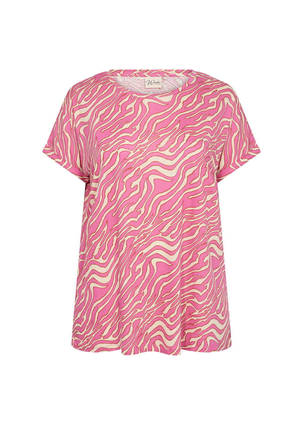 Wasabi Maggi 1 animal print t-shirt - black combi
