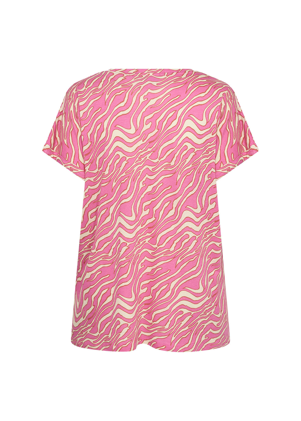 Wasabi Maggi 1 animal print t-shirt - rose combi