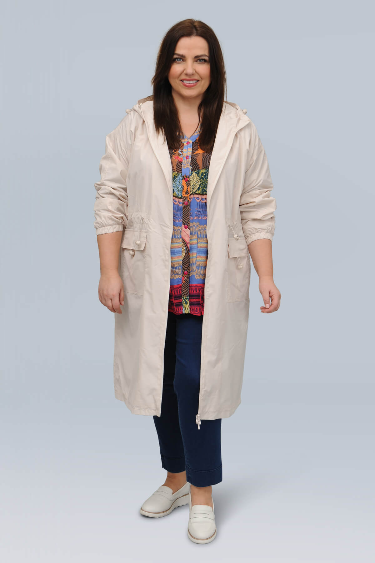 Wasabi Vera 2 showerproof jacket - cream