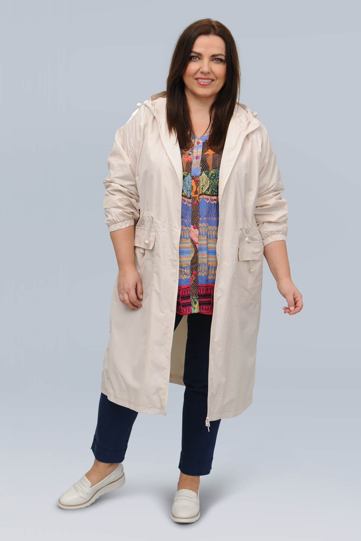 Wasabi Vera 2 showerproof jacket - cream