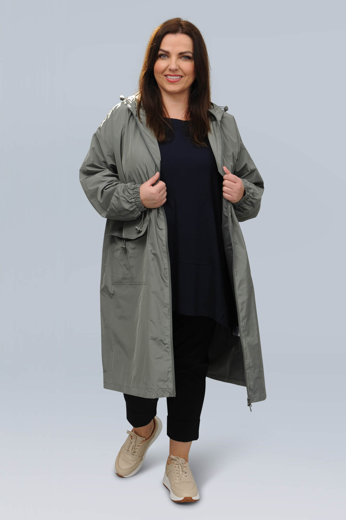 Wasabi Vera 2 showerproof jacket - misty green