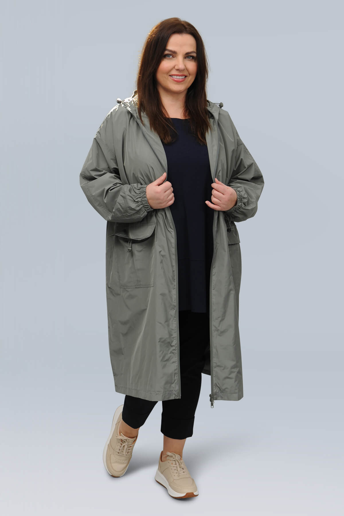 Wasabi Vera 2 showerproof jacket - misty green