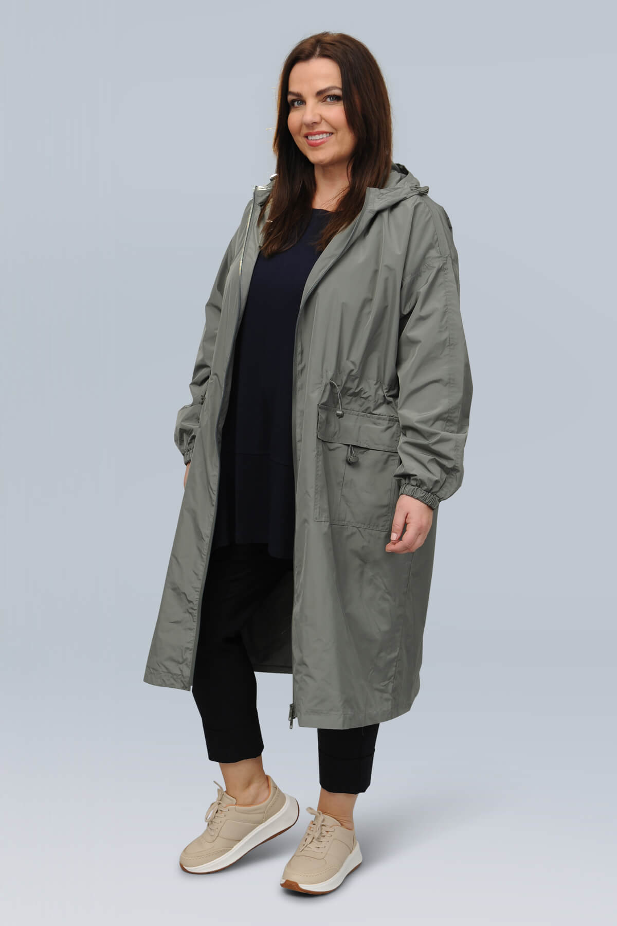 Wasabi Vera 2 showerproof jacket - misty green