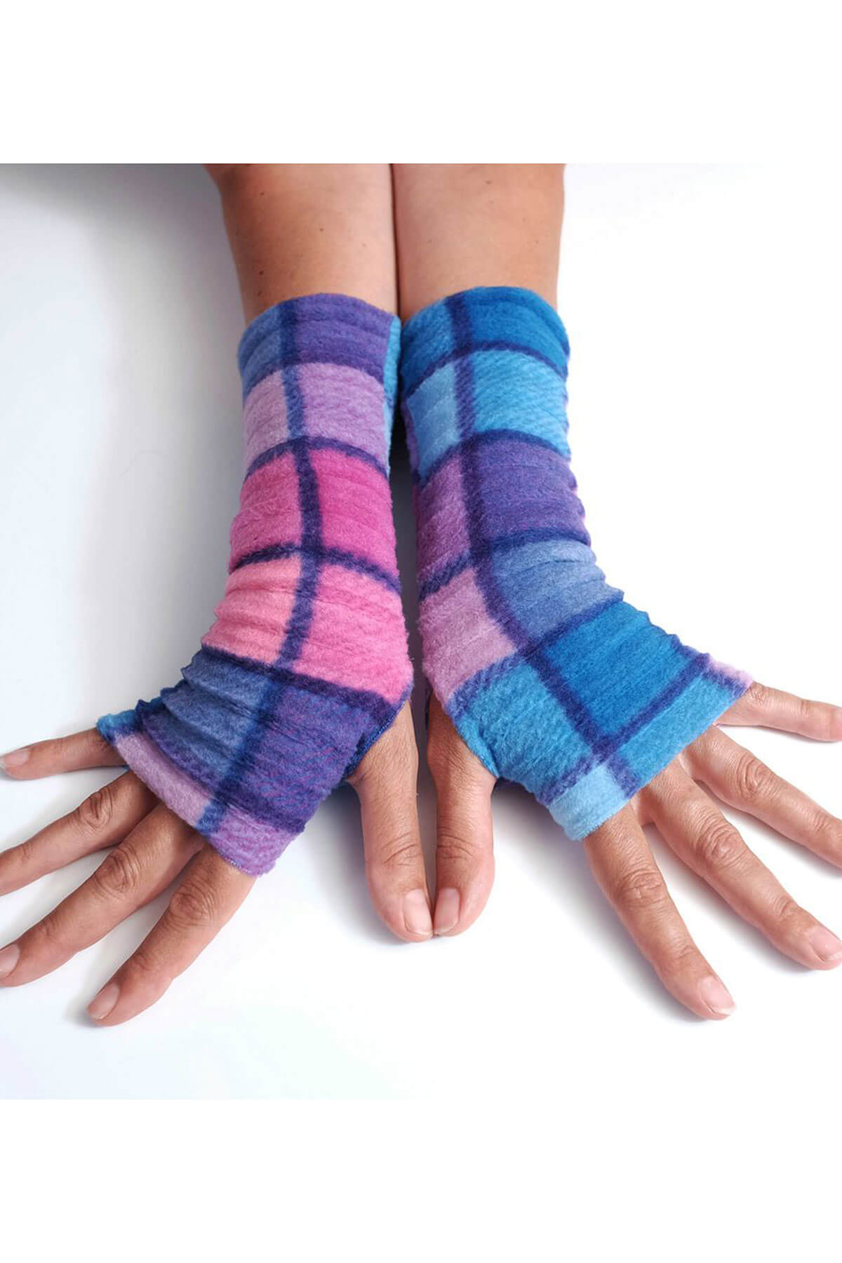 Anna Falcke Wristees -  Pink Check